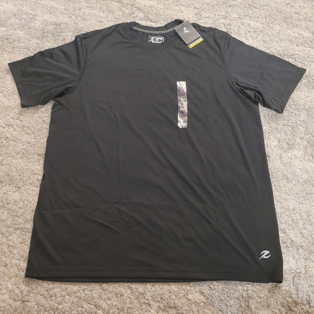 TWO Energy Zone Black Short Sleeve THE EPIC SPORT tee, Loose Fit.